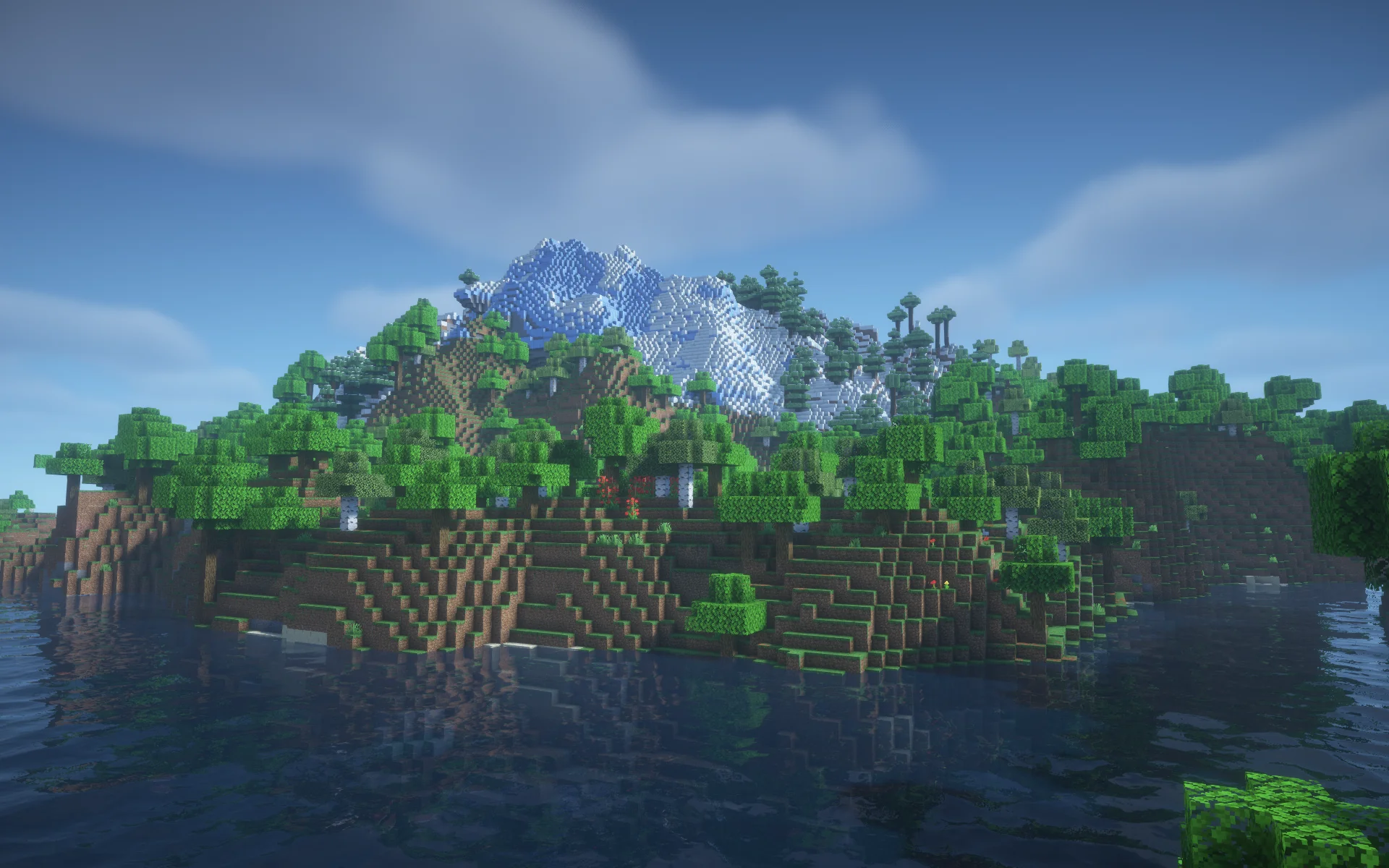 Public server Minecraft landscape